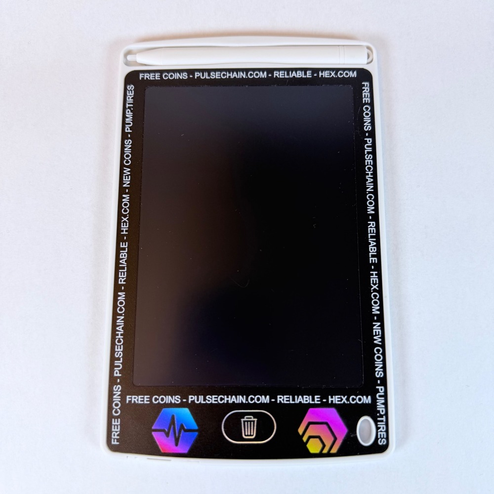 PulseChain/Hex Mass Marketing Tablet - First Batch - Super RARE White